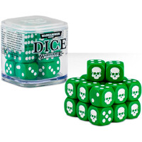 Dice Cube Green - 20 stk 20 terninger til Warhammer 40K/Sigmar